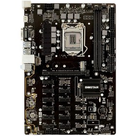 Resim Biostar TB360-BTC PRO Ver.6x 8.9.Nesil LGA 1151 DDR4 2666 M.2 12li Ekran Girişi HDMI Mining Anakart 