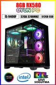 Resim DMC N339 (PUBG,GTA 5) İ5 9400F,32GB RAM,512GB SSD,8GB RX580,Oyuncu Masaüstü Bilgisayarı 