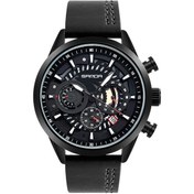 Resim Sones Skmeı 9361 Çelik Kayışlı Dokulu Kadranlı Saat İş Dünyası İçin Günlük Kare Kuvars Saat, Stil: Siyah Altın Kasa, Siyah Kadran 