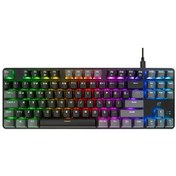 Resim Acer Emachines, Eak87, Siyah/gri, Usb Kablolu, Rgb Backlight, Red Switch, Mekanik, Türkçe Q, 87 Tuşl 
