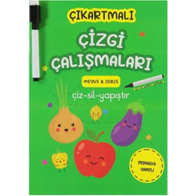 Resim Civil Books Çizgi Alıştırmaları Meyveler 