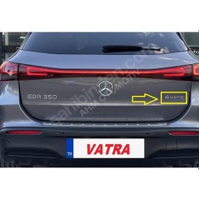 Resim Eqa 350 Uyumlu 4matic Krom Bagaj Yazısı 3m 3d Abs 