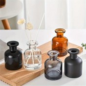Resim 50Ml Büyük Karın Cam Difüzör Şişesi - Kokusuz, Yeniden Kullanılabilir, Alevsiz, Bir Mum Tutucu ile, Ev Dekoru, Kişisel Bakım Aksesuarları, Esans Boş Vazolar, Parfümler, Koku Yağları vb. için Mükemmel (1 adet) 