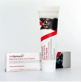 Resim Vetoptimize Derma Care Cat Pasta 100 Gr Kedi Tüy Dökülmesini Önleyen, Parlaklık Veren Biotin & Çinko Macunu 