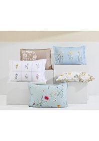 Resim Taç Marlowe Organik Saten Çift Kişilik Nevresim Takımı Vizon 000000001000048650 Vizon 