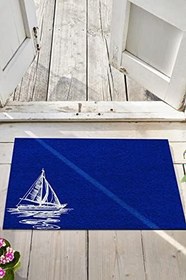 Resim Monnhein Gemi Kapı Önü Paspası Dekoratif Kapı Paspası Dış Mekân Paspas Ev İçi Paspası 45x70cm 
