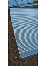 Resim Cam Balkon Perdesi. Plise Perde Altın 