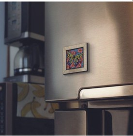 Resim Kelebek Baskılı Mdf Magnet 7x7 316 