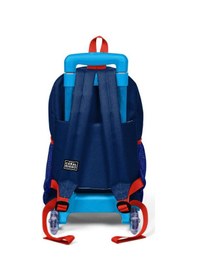 Resim Coral High Kids Saks Mavi Astronot Desenli Çekçekli 2'li Çanta Seti Set0223924 Çok Renkli 