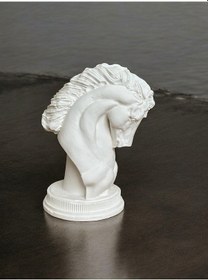 Resim Satranç Atı Minimalist Dekoratif Heykel Obje, Ev Dekoru, Masa Dekoru 