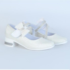 Resim Ayakcenter 24-herbebe 3m Topuklu Kız Çocuk Ayakkabı GÜMÜŞ 