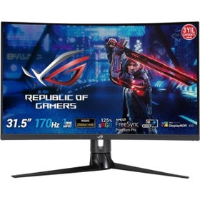 Resim Asus ROG Strix XG32VC 31.5" 170Hz 1ms (HDMI+Display+Type-C) FreeSync QHD Curved LED Monitör 