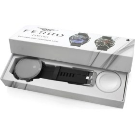 Resim Ferro Siyah Renk Silikon Kordonlu Akıllı Saat TH-FSW1109P-G 
