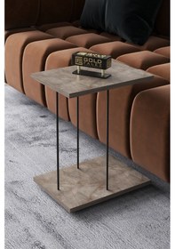 Resim Yan Sehpa Tekerlekli Servis Sehpası Hnd Dikdörtgen Gordion 