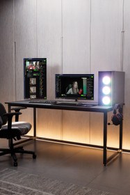 Resim KODIGU 160x70cm Oyuncu Masası | 160x70 Gaming Desk | Geniş Oyuncu Masası | 70cm Derinlik Oyuncu Masası 
