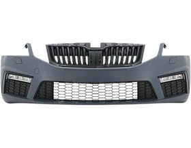 Resim Skoda Octavia 3 2013-2017 Ön Tampon Sensörsüz Far Yıkamasız Panjursuz Astarlı 