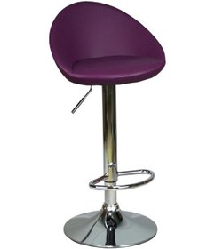 Resim Bürocci Larissa Bar Sandalyesi-Mor-9520Q0124 Çok Renkli 