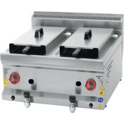 Resim CSA Karacasan 700 Seri Set Üstü Çiftli Tüplü Fritöz 