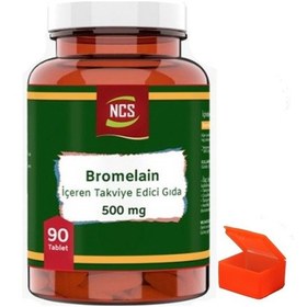 Resim Ncs Bromelain 500 Mg 90 Tablet + Hap Kutusu 