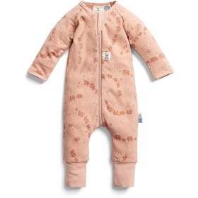 Resim ErgoPouch Organik Pamuklu Patikli Pijama Tulum 1.0 TOG Elephant Parade Pembe - Pembe / 3 Yaş 