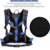 Resim Moveevo Su Geçirmez Nefes Alabilir Bisiklet Sırt Çantası - Koşu Ve Kamp İçin Kırmızı 