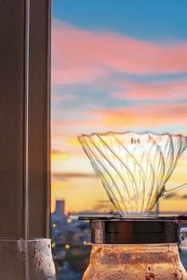 Resim MacV Drip Cam Pour Over Filtre Kahve Demleme Seti - Şeffaf 