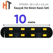 Resim Hayat Trafik Kauçuk Hız Kesici Kasis Seti -2 Bantlı EKO - 10 Metre 