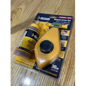 Resim Boyalı Çırpı Ipi Seti 30M + 115GR Kırmızı Toz Boya | Su Terazili | 