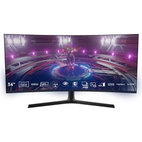 Resim Thull Vision TG-UWQHD34C-180 34" 180Hz 1ms FreeSync Gsync UWQHD (HDMI - 2xDP) VA Frameless Curved Gaming Monitör 