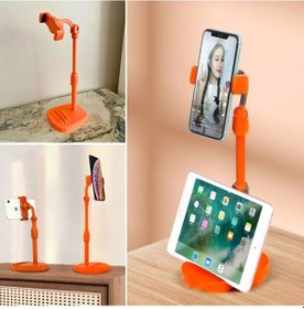 Resim River World Plastik Masa Üstü Telefon Ve Tablet Tutucu Turuncu Çok Renkli 