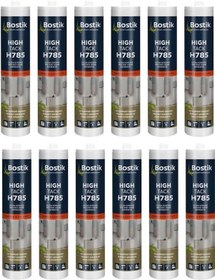 Resim Bostik H785 High Tack 290 Ml 12 Adet Ultra Güçlü Yapıştırıcı Taş Beton Ayna Cam Seramik 