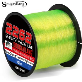 Resim 109yds Üstün Aşınma Dirençli Monofilament Balıkçılık Hattı - Sougayilang Nano-Kaplama Tedavisi Açık Hava Balıkçılık Aksesuarları İçin 