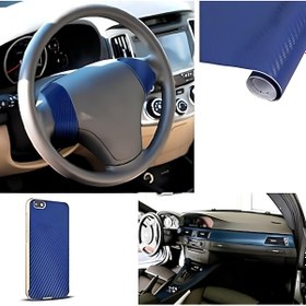 Resim 3d Lacivert Tırtıklı Desen Hava Kanallı Folyo 20cm X 152cm 