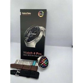 Resim Haino Teko Watch 4 Pro ( RW32 Curved Amoled Ekran ) Gümüş Renk- 3 Kordon Akıllı Saat 