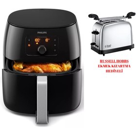 Resim Airfryer Xxl Sıcak Hava Fritöz Premium - Russell Ekmek Kızartma Makinesi Inox Yeni Seri 