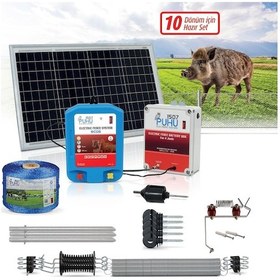 Resim Puhu Ecos Eko Model Kuruluma Hazır Elektrikli Çit Sistemi 10 Dönümlük 4 Joule -2460 