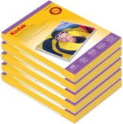 Resim Kodak 230 Gram 10x15 Parlak 5'li Paket 500 Adet Inkjet Fotoğraf Kağıdı 