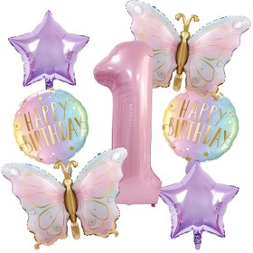 Resim Mutlu Yıllar Pembe Kelebek Balon Seti, Parti Süslemeleri, Cadılar Bayramı Dekorasyonu, Noel Süsleri, Hayvan Temalı Doğum Günü Dekoru, Etkinlik Stili, Tatil Malzemeleri, Dayanıklı Folyo Balon Paketi, Kutlama Dekorasyonu, Ev Dekorasyonları 