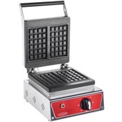 Resim karacasan Endüstriyel Elektrikli Döküm Kare Waffle Makinesi 2 Li 