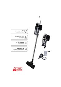 Resim Pirantech CB-107C Çok Fonksiyonlu Buharlı Temizlik Makinası + EK200 Torbasız Kablolu Dikey Süpürge 