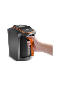 Resim Karaca Hatır Neo-S 5 Fincan Kapasiteli Tangerine Sütlü Türk Kahve Makinesi 