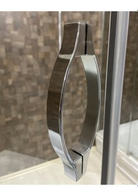 Resim Alika- Parlak Krom Duşakabin Kulpu Krom 