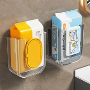 Resim Duvara Monte Islak Mendil Dağıtıcısı Büyük Açıklıkla – Şeffaf PET Plastik Mendil Tutucu, Güçlü Yük Kapasitesi, Banyo veya Tuvalet İçin Kolay Erişim, Yatay veya Dikey Montaj, Mutfak Mendil Tutucu | Dekoratif Depolama | Dayanıklı Yapışkan Montaj, Islak Mendil Dağıtıcısı 