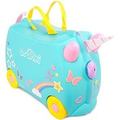 Resim Trunki Una Unicorn Binilen ve Sürülen Çocuk Valizi TR000287 