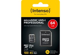 Resim Intenso Uhs-I 64GB Sdxc Profesyonel Mikro Sd Kart 