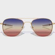 Resim YUGEN I Eyewear Horizon Fade – Altın Metal Çerçeve / Degrade Lens Gözlük 