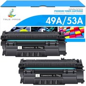 Resim HP 49-53 Toner Cartridge 1320n 3390 1160 1320tn 1320nw 3392 P2015 P2015dn Printer (Black, 2-Pack) 