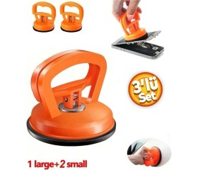 Resim Depolife Vakum Vantuz Seti Seramik Cam Taşıma Araç Kaporta Tampon Göçük Telefon Ekran Çıkartıcı Set 