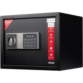 Resim DAS SIEGEL Çelik Elektronik Şifreli Ve 2 Anahtarlı Para Değerli Eşya Ofis Ev Otel Kasası 30dsb 