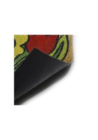 Resim Çiçek Desenli Kauçuk İç Ve Dış Kapı Önü Paspası 45x70 